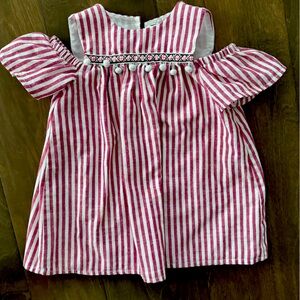 Pippa & Julie Pastourelle Pin Striped Dress